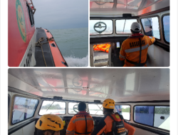 Tenggelam Dihantam Ombak, Kantor SAR Pangkalpinang Berangkatkan Tim Evakuasi KM Cahaya Abadi