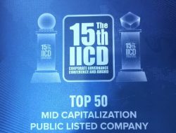PT TIMAH Tbk (TINS) Kembali Raih Penghargaan Top 50 MID Capitalization Public Listed Company