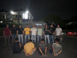 Curi Besi Pagar, Empat Pria Paruh Baya Diringkus Tim Gabungan