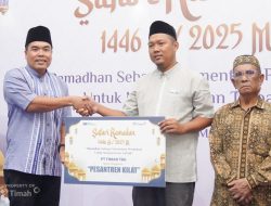 Dukung Kegiatan Pesantren Kilat Ramadhan, PT Timah Serahkan Bantuan Untuk Taman Bacaan Menara Bestari Belitung Timur