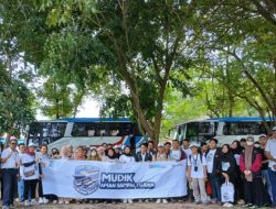 Mudik Gratis Bersama PT Timah, Hantarkan Ratusan Pemudik Bertemu Keluarga Di Kampung Halaman