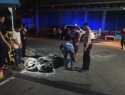 Sat Lantas Polres Bangka Barat Evakuasi Laka Lantas Di Kelurahan Tanjung
