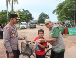 Kolaborasi Polres Bangka Tengah Dan Baznas Berbagi Takjil