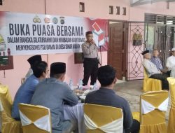 Jelang PSU Damai, Kapolres Bangka Barat Hadiri Buka Bersama Warga Desa Sinar Manik
