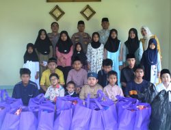 Polisi Berbagi Di Bulan Suci, Polsek Belinyu Santuni Anak Yatim Piatu