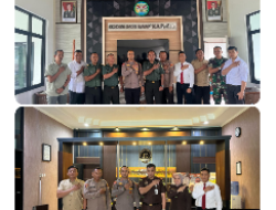 Kapolres Bangka Barat Kunjungan Kerja Ke Kejari Dan Kodim 0431/Bangka Barat, Perkuat Sinergitas Penegakan Hukum Dan Keamanan