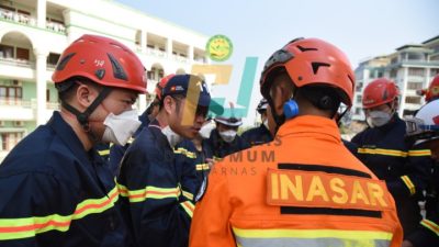 Kerjasama Operasi SAR, Tim INASAR Bersama Tim USAR Singapura, Myanmar, Vietnam Dan Filipina