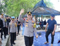 Kapolda Babel Pantau Situasi Kamtibmas Wisata Pantai Pasir Padi