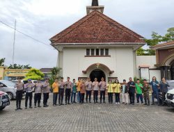 Kapolres Bangka Barat Turun Langsung Pengamanan Perayaan Paskah tahun 2025