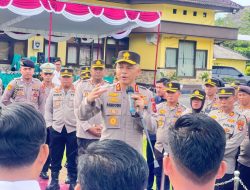 Apel Gabungan Dua Polres Di Bangka Tengah, Kapolda : Bangun Citra Dengan Kerja
