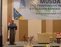 Musda II DPD Pengembang Indonesia, Plt Asisten Perekonomian Dan Pembangunan Kota Pangkalpinang Berharap Kepengurusan Baru Dapat Bersinergi Lebih Baik