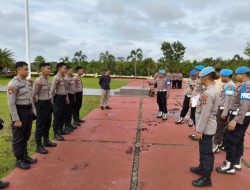 Provos Polres Bangka Barat Gelar Gaktibplin
