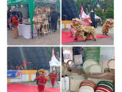 Barongsai Dan Tari Sambut Awali Pembukaan Festival Semarak Ekraf Kota Pangkalpinang Tahun 2025