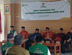 Baznas Kota Gelar Rapat Koordinasi UPZ Dan Baznas Pangkalpinang Award 2025