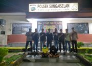 Sempat Buron 6 Bulan, Pelarian Pelaku Curat Berakhir Ditangan Polsek Sungaiselan