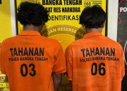 Satresnarkoba Polres Bangka Tengah Ringkus Dua Pemuda Diduga Pengedar Sabu Di Simpang Katis