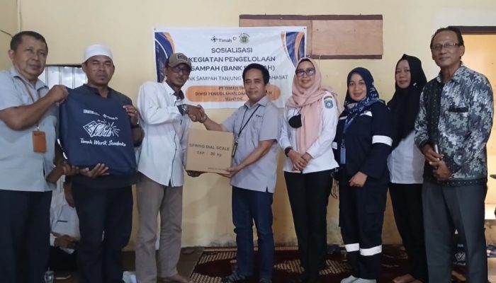 Kelola Sampah Bernilai Ekonomi Dan Pelestarian Lingkungan, PT Timah Dukung Bank Sampah Tanjung Elok Bersahabat