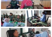 HUT Ke 15, Korem 045/Gaya Gelar Donor Darah