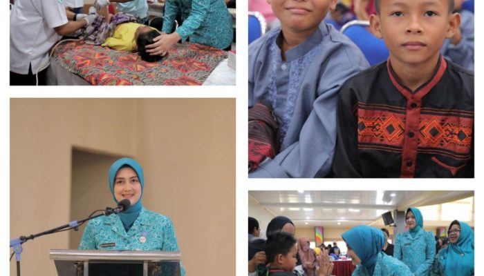 Di Belitung Timur, Puluhan Anak Antusias Ikuti Khitanan Massal TP PKK Babel