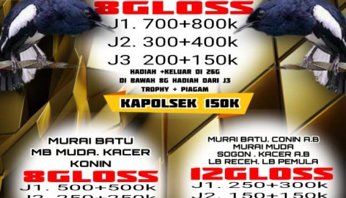 Bhayangkara Kelapa Cup Meriahkan HUT Polri Ke 79, Polsek Kelapa Gelar Lomba Seni Burung Berkicau