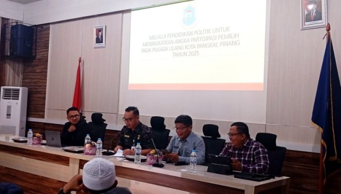 Badan Kesbangpol Gelar Pendidikan Politik Jelang Pemilukada Ulang Kota Pangkalpinang
