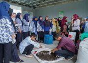 Bantu Tingkatkan Ekonomi Warga, PT Timah Latih Ibu-ibu Sungailiat Olah Sampah Jadi Kompos Bernilai Ekonomis