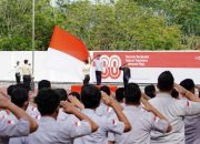 Gelar Upacara dan Pengibaran Sang Saka Merah Putih, PT Timah Peringati HUT RI Ke 80 di Pabrik dan Kantor Pusat