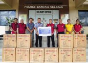 Wujud Dukungan Program Ketahanan Pangan dan Pertanian, PT Timah Serahkan Mesin Tanam Jagung untuk Polres Bangka Selatan