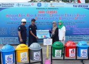 Fasilitas Tong Sampah Terpilah dari PT Timah Edukasi Siswa SDN 1 Pemali dalam Pengelolaan Sampah