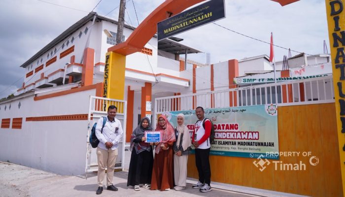 Beri Dukungan Pendidikan dan Keagamaan, PT TIMAH Tbk Serahkan Bantuan Pembangunan Masjid Yayasan Khodijah Center Madani