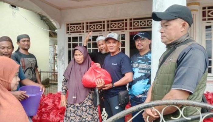 CSR PT Timah Berikan Dampak Nyata: Sembako hingga Pembangunan Masjid di Dusun Tanjung Ratu