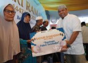 PT TIMAH Dukung Ketahanan Pangan Ramadan, Bagikan Sembako dan Santunan di Bangka Utara