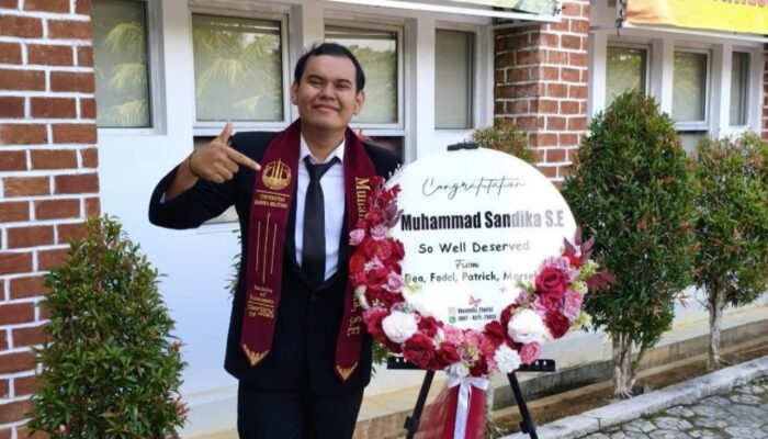 SUKSES BERPRESTASI! Nofariansyah Ucapkan Selamat Atas Wisuda dan Inagurasi Muhammad Sandika, SE
