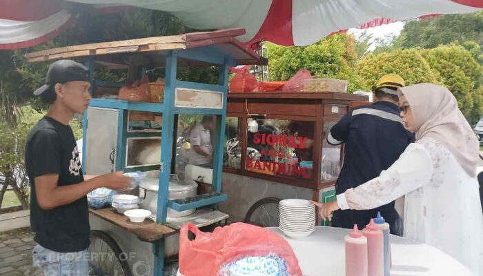 Komitmen PT TIMAH, Fasilitasi UMKM Berjualan Gratis di Kawasan Wisma Majapahit Mentok
