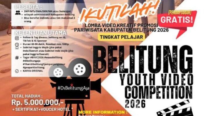 Komitmen PT TIMAH Majukan Pariwisata Belitung Lewat Belitung Youth Competition 2026