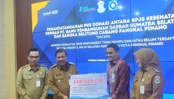 Pemkot Pangkalpinang Gencarkan Pembangunan Berkelanjutan Melalui Sinergi CSR Bersama Bank Sumsel Babel