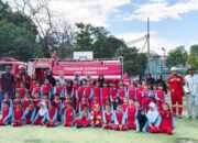 PT TIMAH Edukasi Bahaya Kebakaran kepada Siswa TK di Kundur, Kenalkan APAR hingga Mobil Damkar