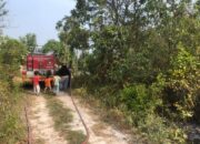 Kebakaran Lahan Terjadi di Jerambah Gantung Pangkalpinang, Diduga Dipicu Cuaca Panas dan Kemarau