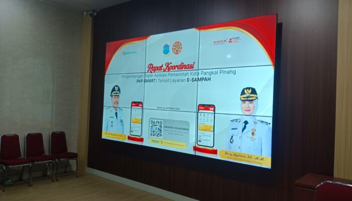 Pemkot Pangkalpinang Integrasikan e-Sampah ke PKP Smart, Tingkatkan Transparansi Retribusi dan Pajak Daerah